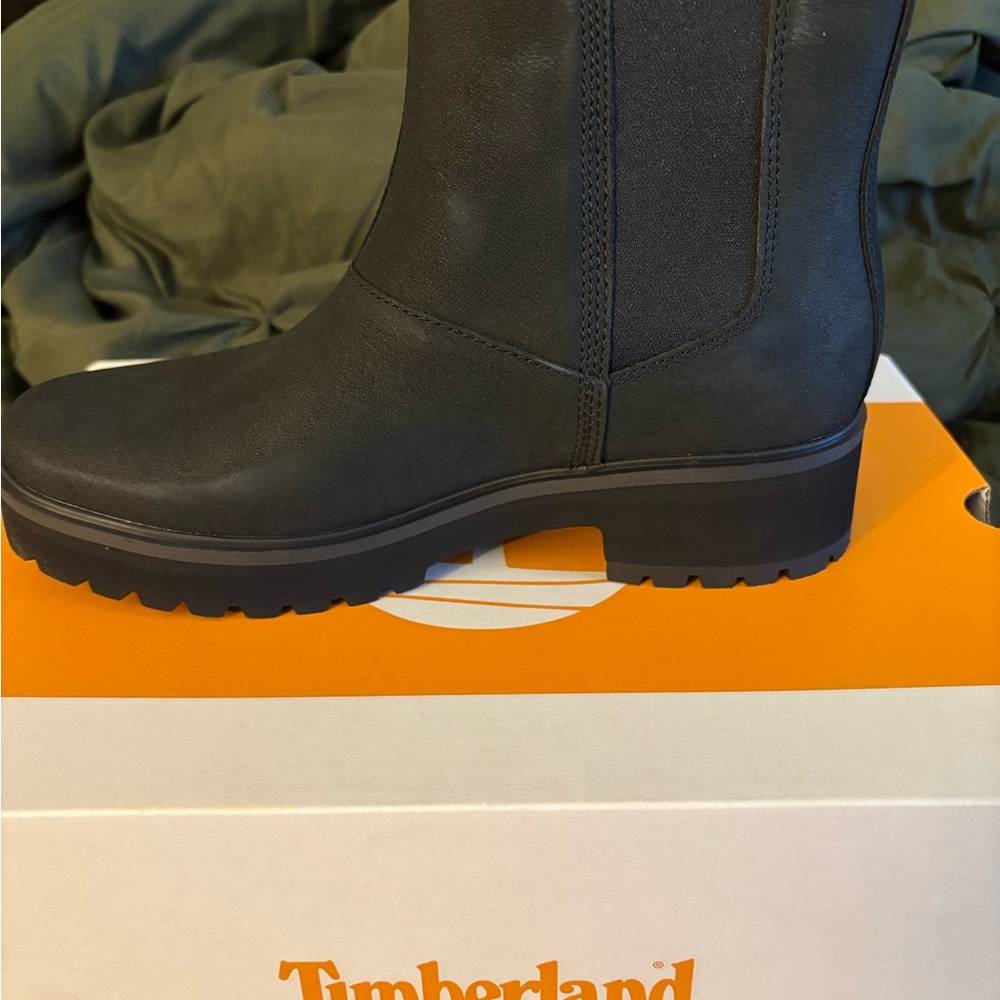 Timberland Black Heeled Boots
